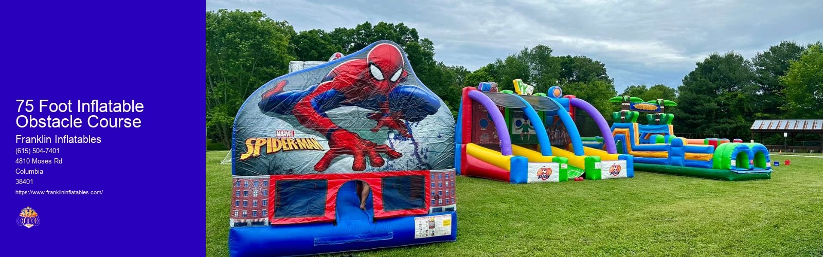 75 Foot Inflatable Obstacle Course