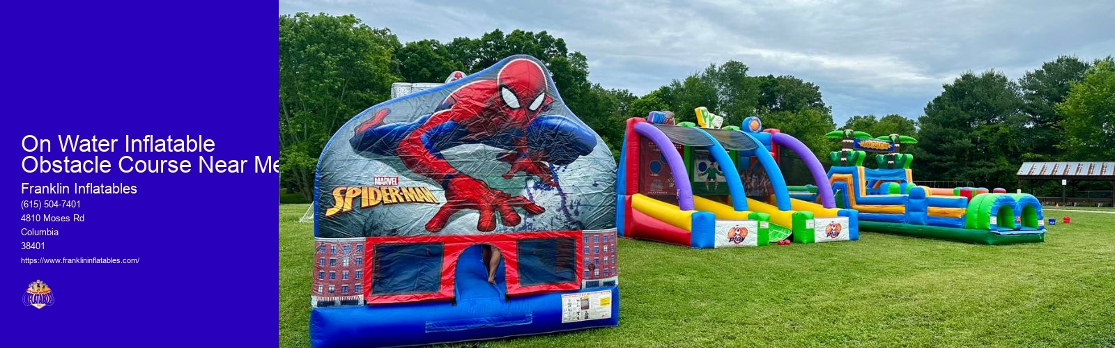 On Water Inflatable Obstacle Course Near Me